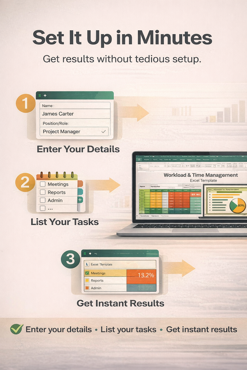 Workload Diagnostic System — Excel-Based Time & Capacity Planner