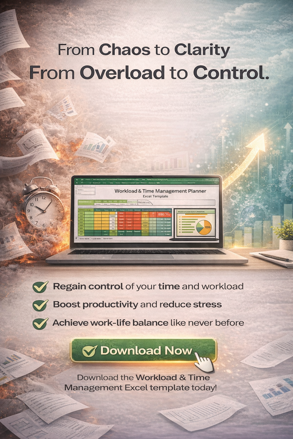 Workload Diagnostic System — Excel-Based Time & Capacity Planner